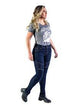 Pantalon Black Label Biker Sturgis Mujer Azul